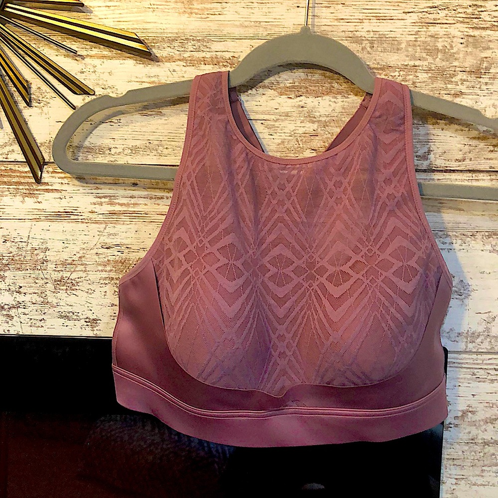36C Victoria’s Secret On Point, Wireless, Lace, Sports Bra. Never worn, no tags.